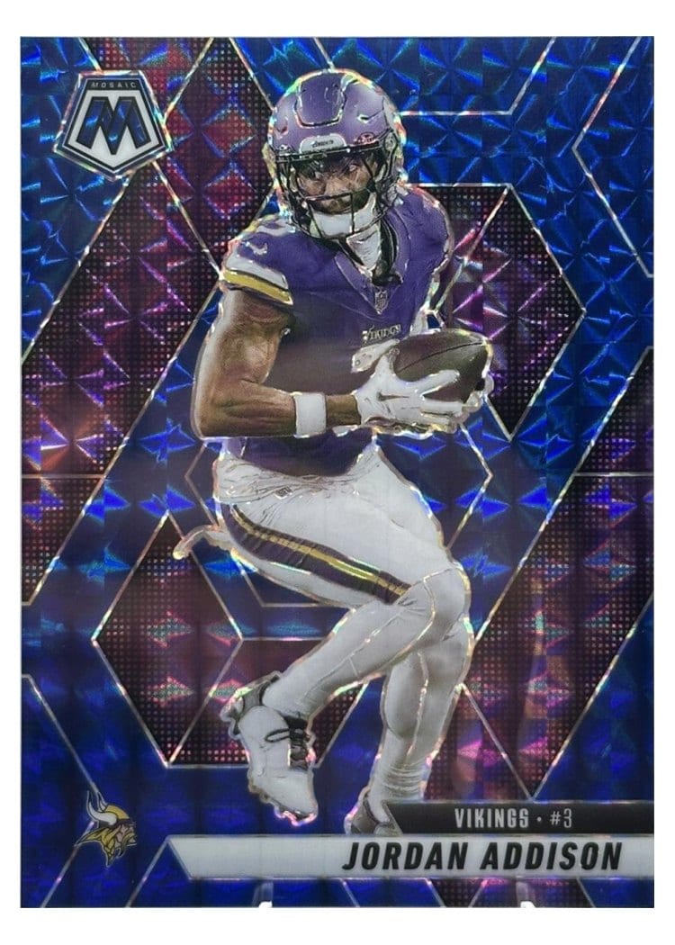 2025 Panini Mosaic Base Set Jordan Addison #88 card