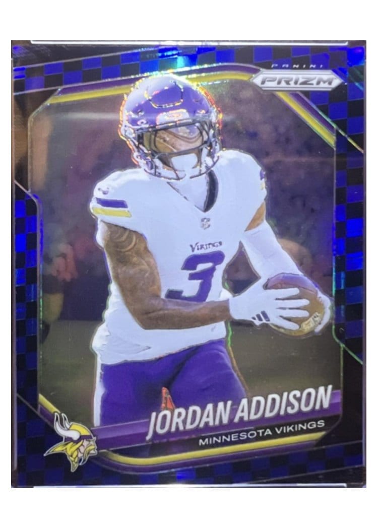 2025 Panini Prizm Base Set Jordan Addison #19 card