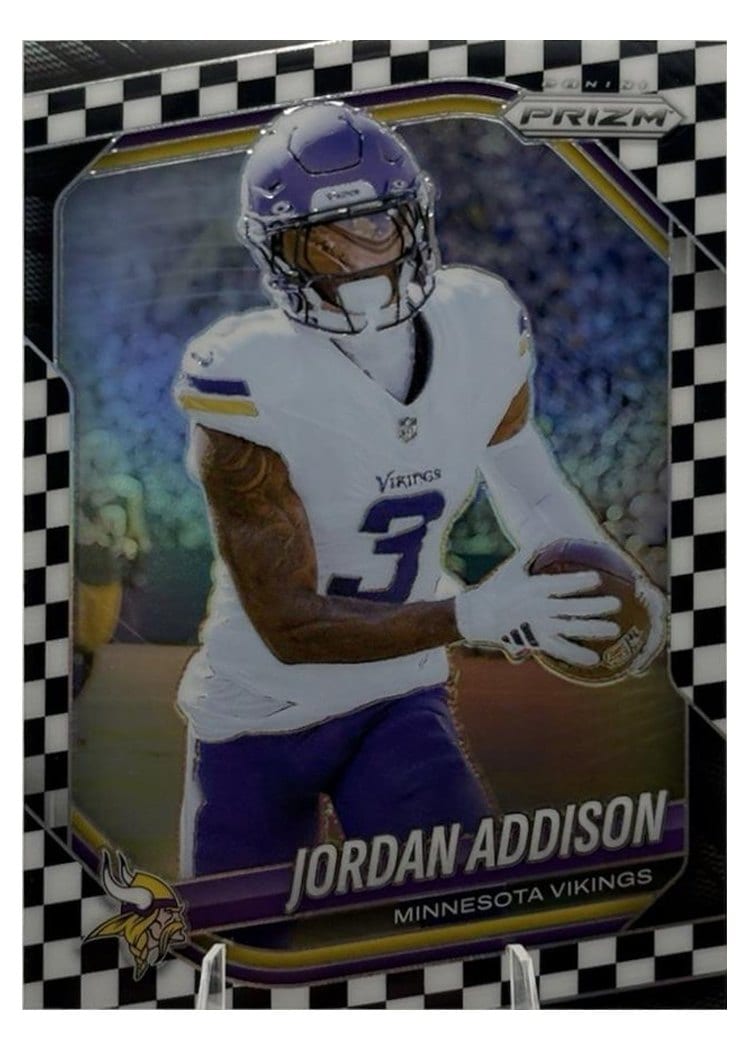 2025 Panini Prizm Base Set Jordan Addison #19 card