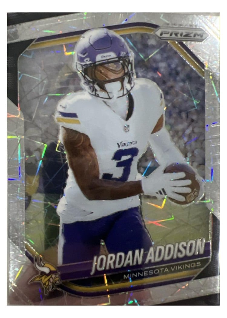 2025 Panini Prizm Base Set Jordan Addison #19 card