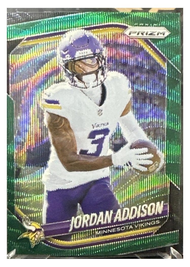 2025 Panini Prizm Base Set Jordan Addison #19 card