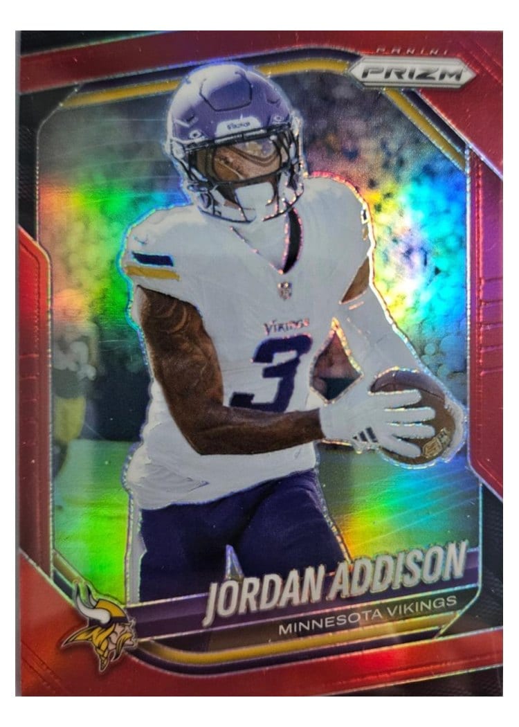 2025 Panini Prizm Base Set Jordan Addison #19 card