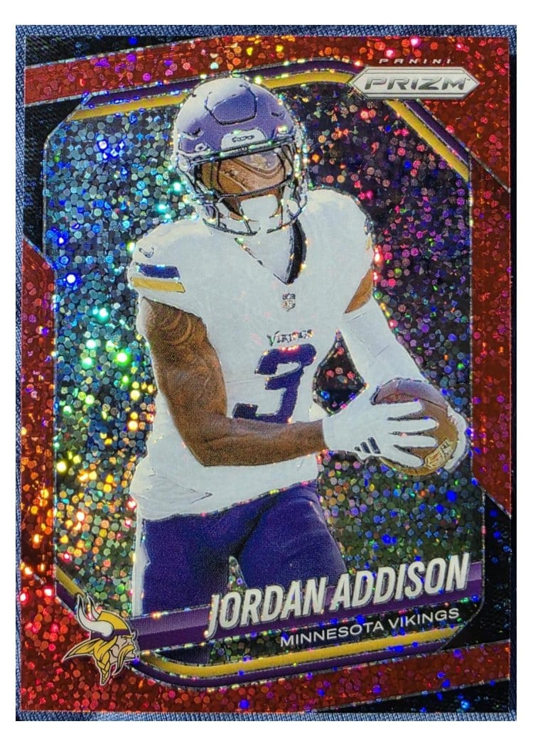 2025 Panini Prizm Base Set Jordan Addison #19 card