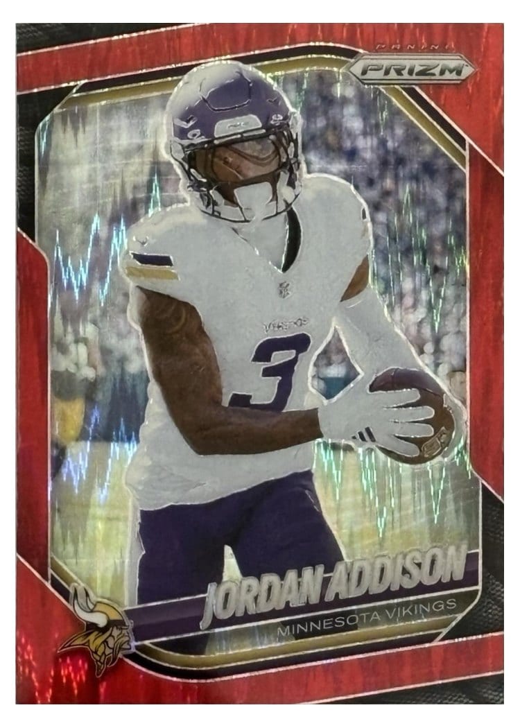 2025 Panini Prizm Base Set Jordan Addison #19 card