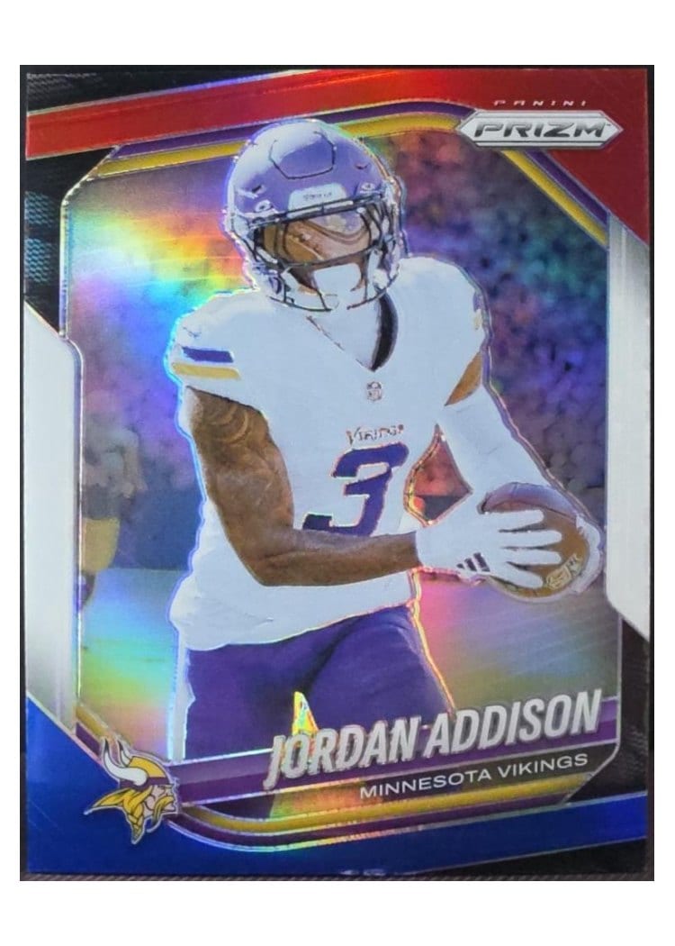 2025 Panini Prizm Base Set Jordan Addison #19 card