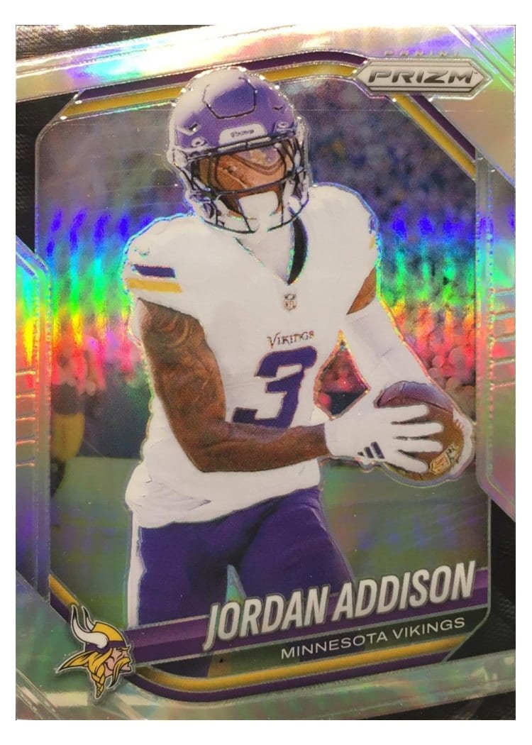 2025 Panini Prizm Base Set Jordan Addison #19 card