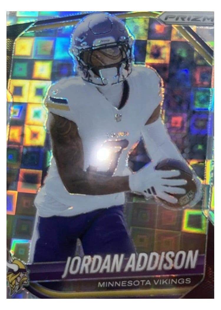 2025 Panini Prizm Base Set Jordan Addison #19 card