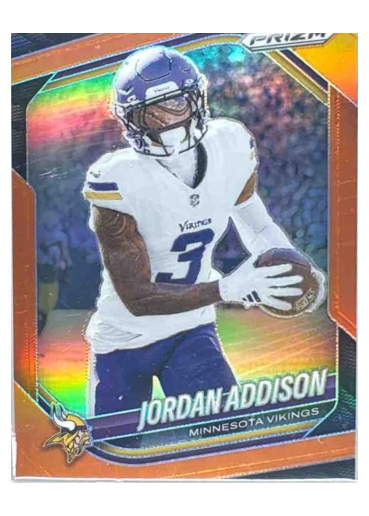 2025 Panini Prizm Base Set Jordan Addison #19 card