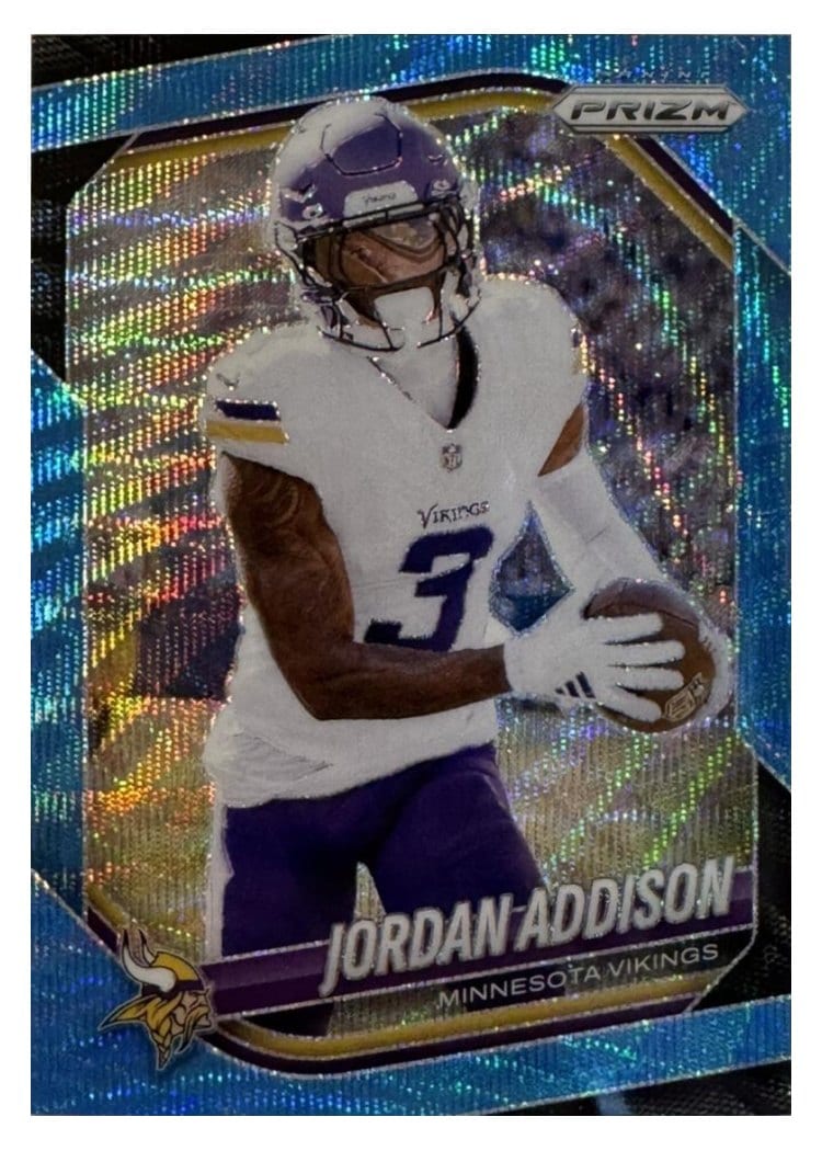 2025 Panini Prizm Base Set Jordan Addison #19 card