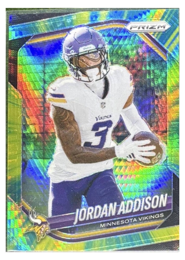 2025 Panini Prizm Base Set Jordan Addison #19 card