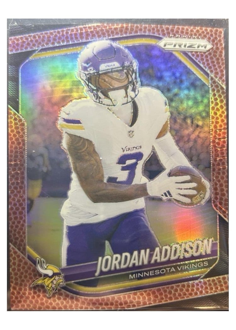 2025 Panini Prizm Base Set Jordan Addison #19 card