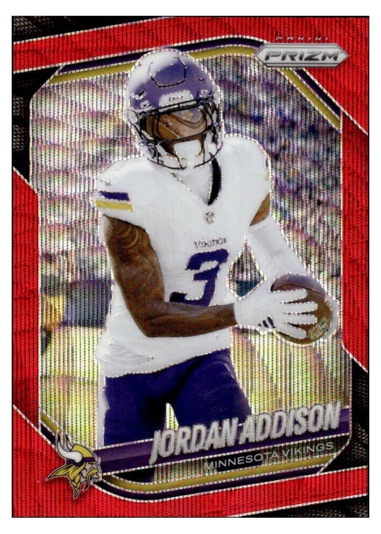 2025 Panini Prizm Base Set Jordan Addison #19 card
