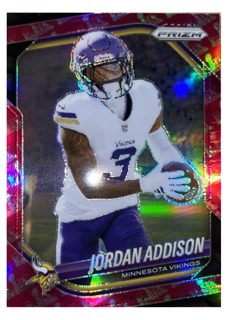2025 Panini Prizm Base Set Jordan Addison #19 card