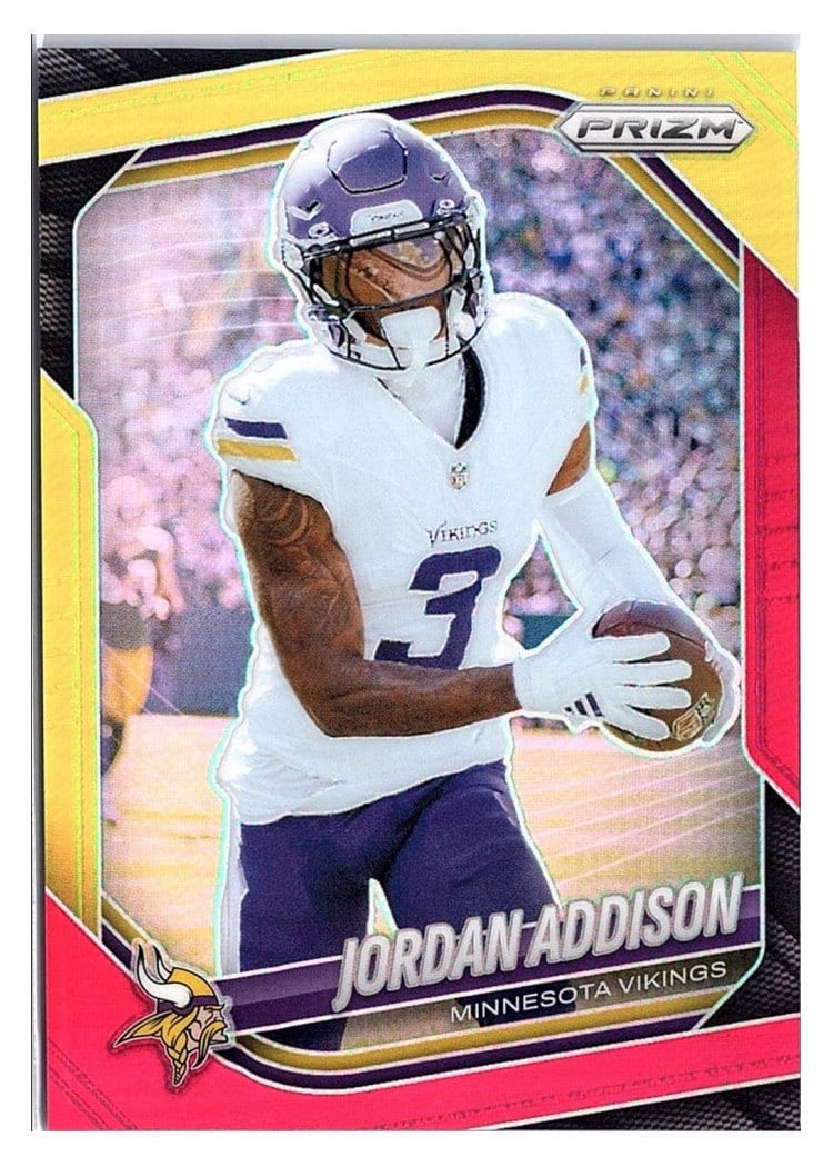 2025 Panini Prizm Base Set Jordan Addison #19 card