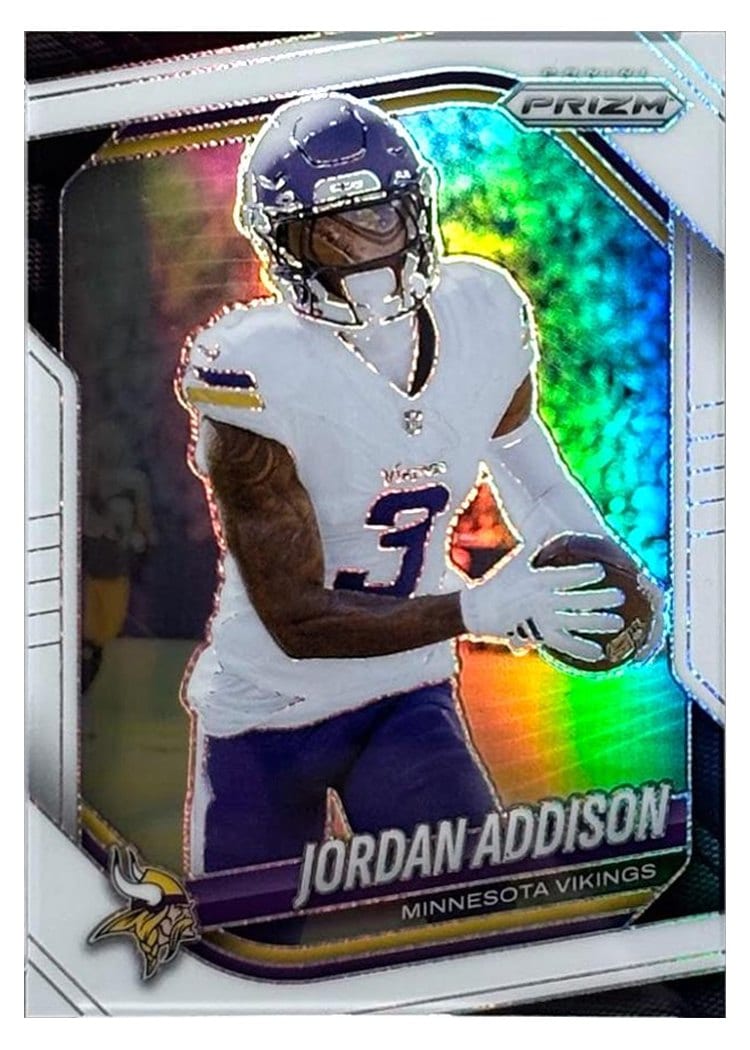 2025 Panini Prizm Base Set Jordan Addison #19 card
