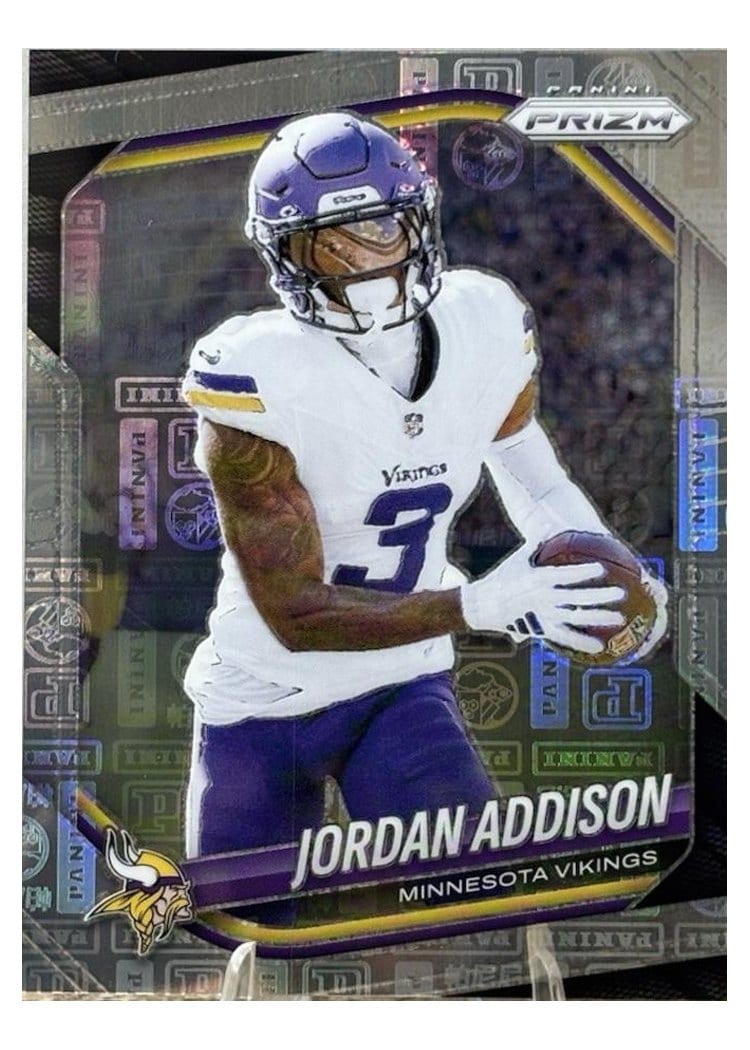 2025 Panini Prizm Base Set Jordan Addison #19 card