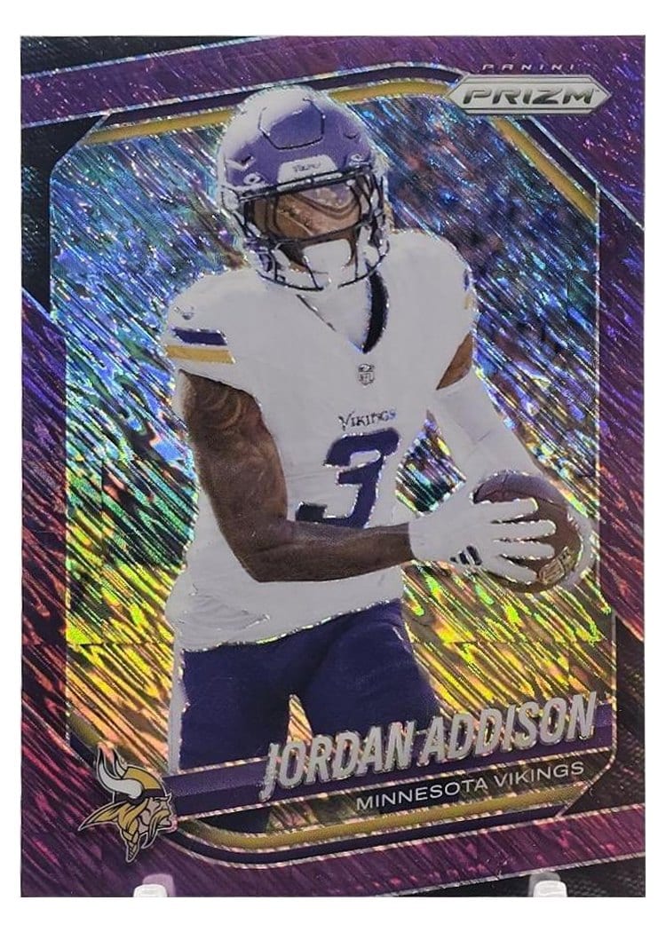 2025 Panini Prizm Base Set Jordan Addison #19 card