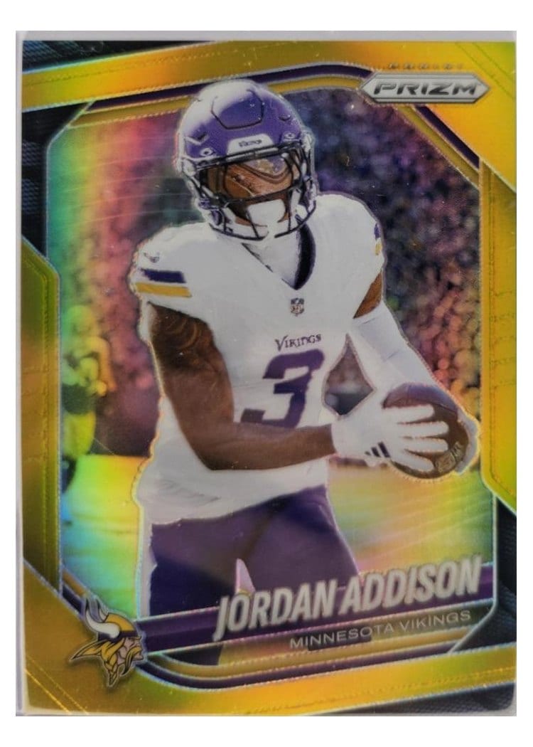 2025 Panini Prizm Base Set Jordan Addison #19 card