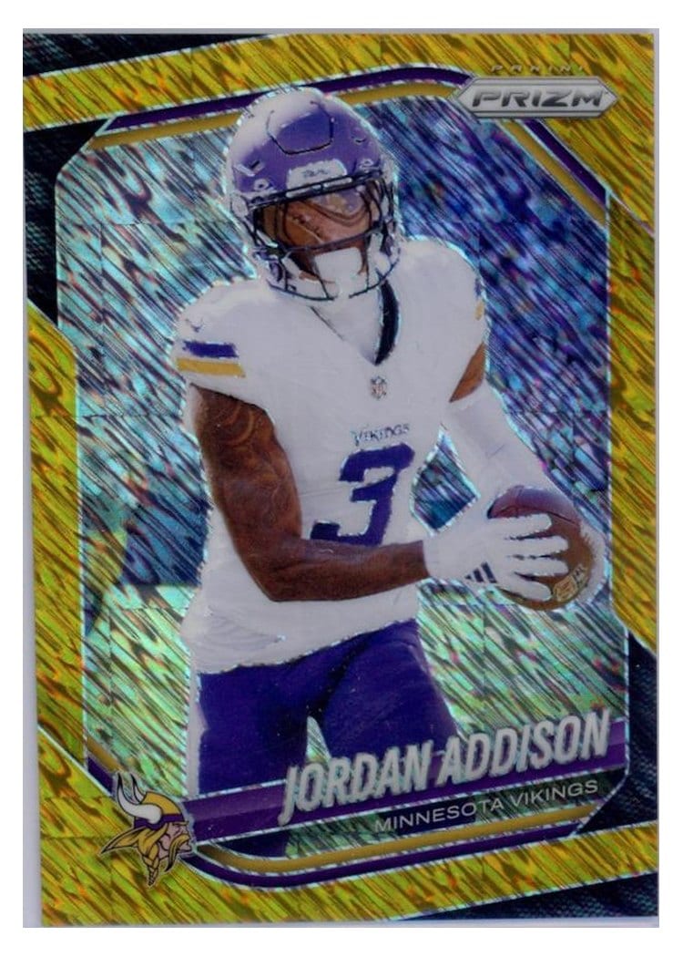 2025 Panini Prizm Base Set Jordan Addison #19 card