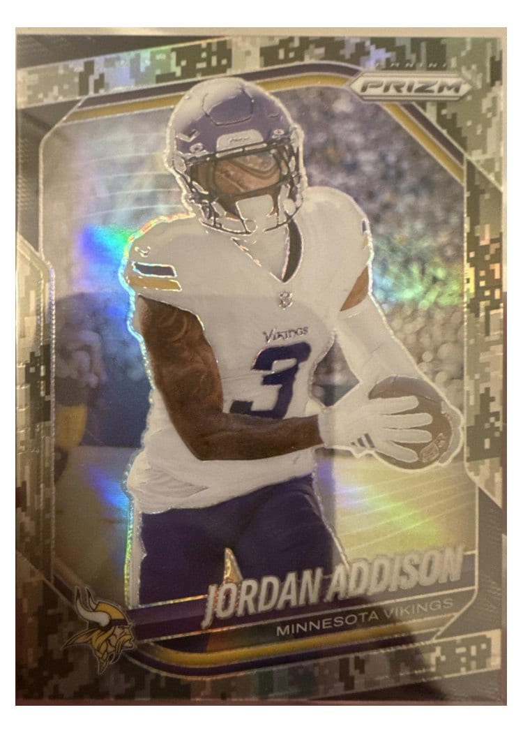 2025 Panini Prizm Base Set Jordan Addison #19 card