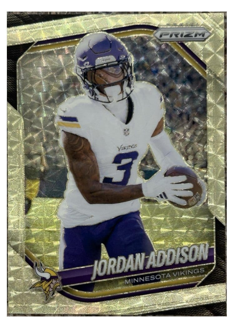 2025 Panini Prizm Base Set Jordan Addison #19 card
