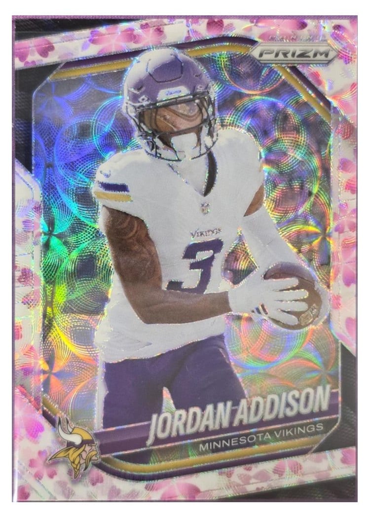 2025 Panini Prizm Base Set Jordan Addison #19 card