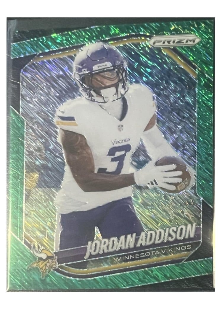 2025 Panini Prizm Base Set Jordan Addison #19 card