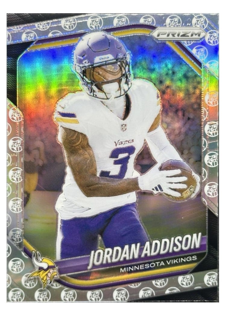 2025 Panini Prizm Base Set Jordan Addison #19 card