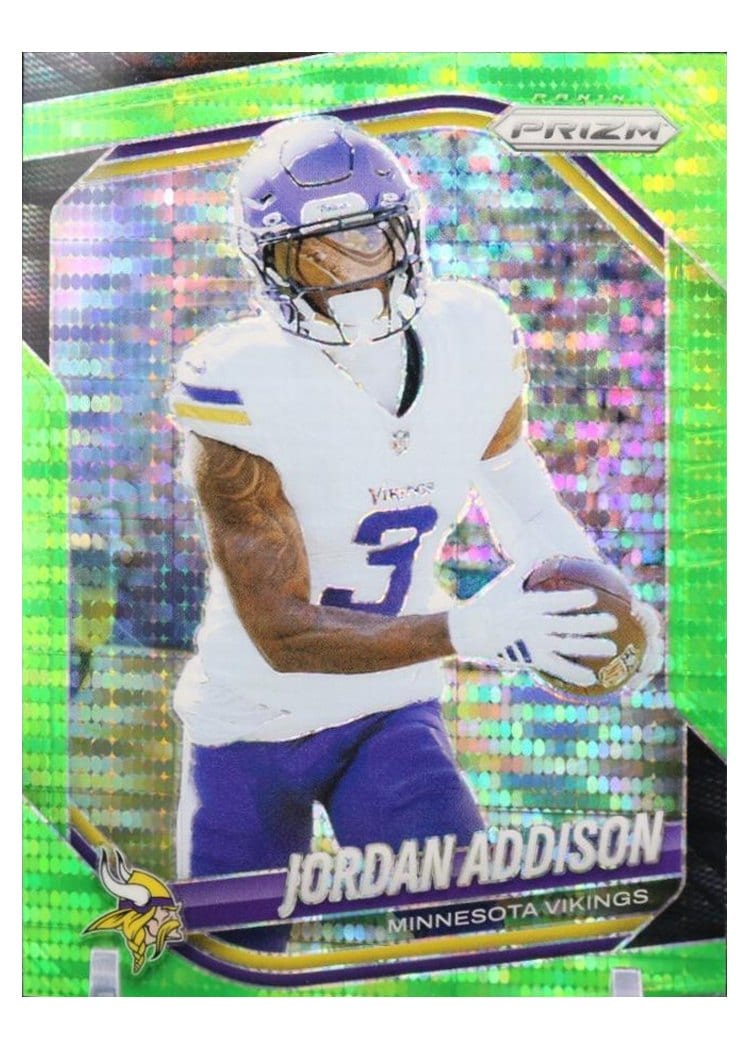 2025 Panini Prizm Base Set Jordan Addison #19 card