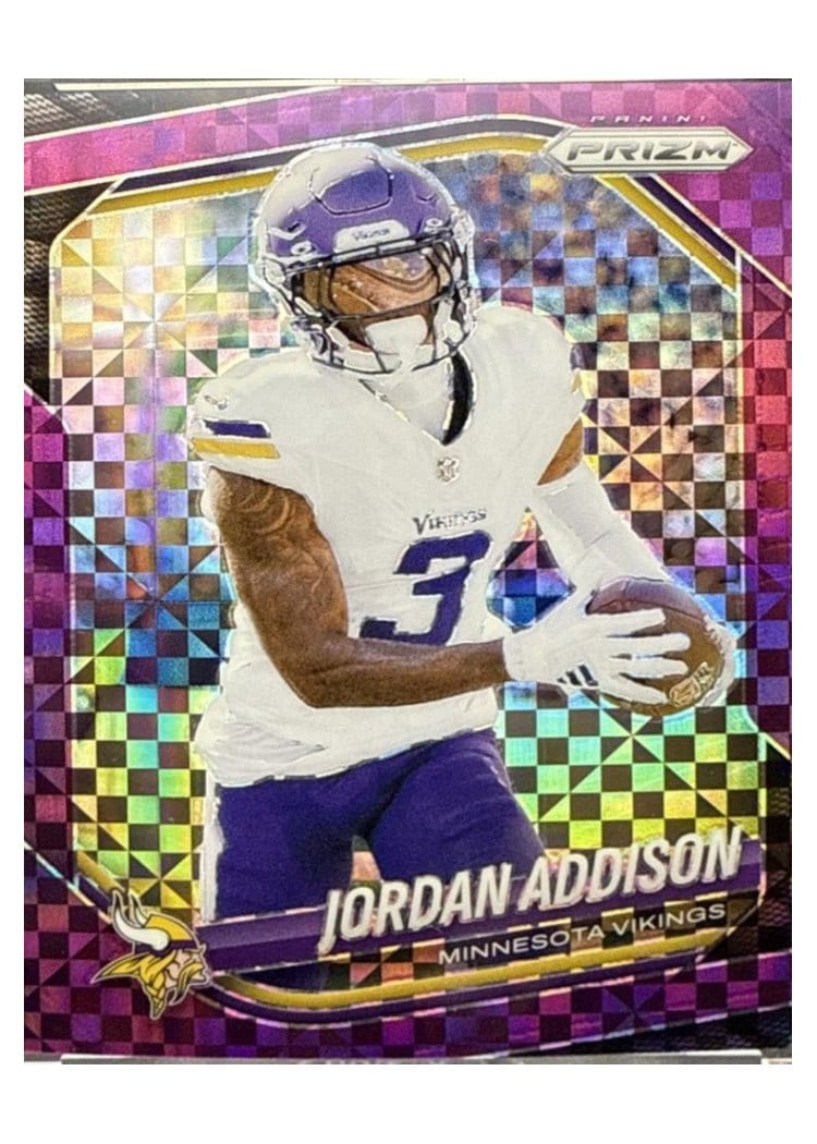 2025 Panini Prizm Base Set Jordan Addison #19 card