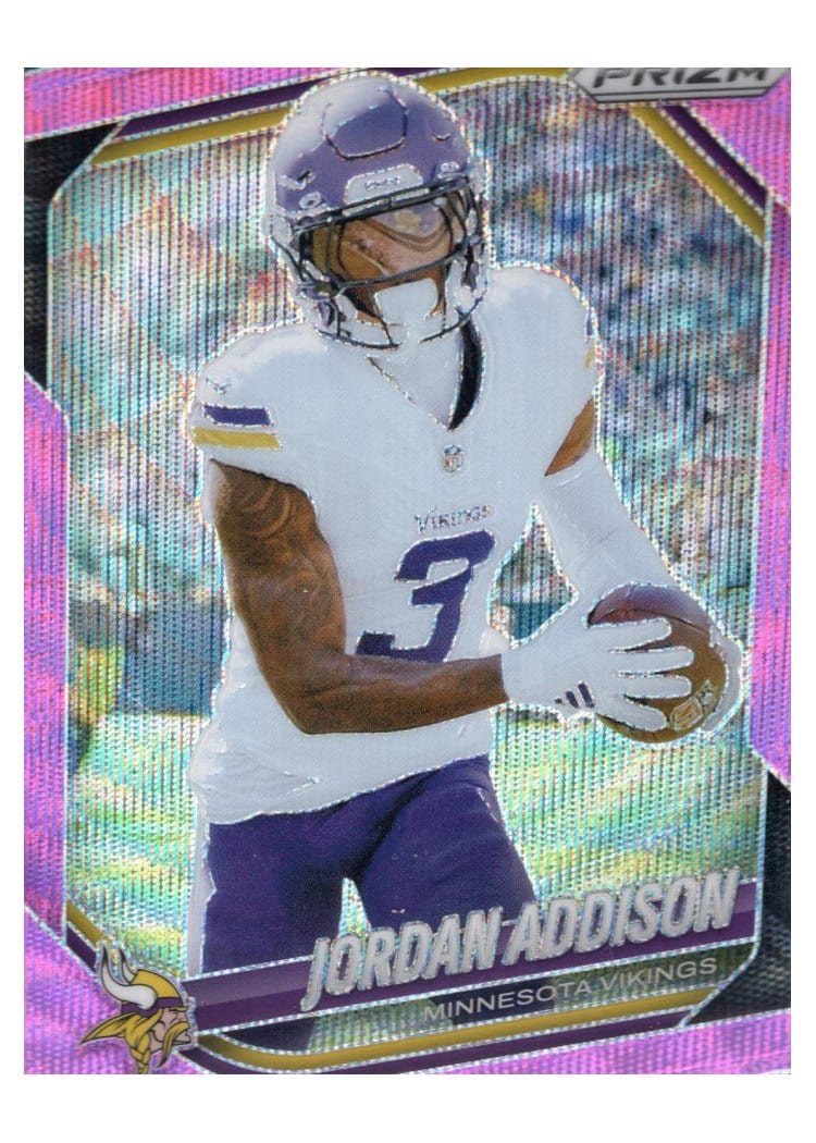 2025 Panini Prizm Base Set Jordan Addison #19 card