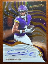 2025 Panini Revolution Revolution Signatures Jordan Addison #10