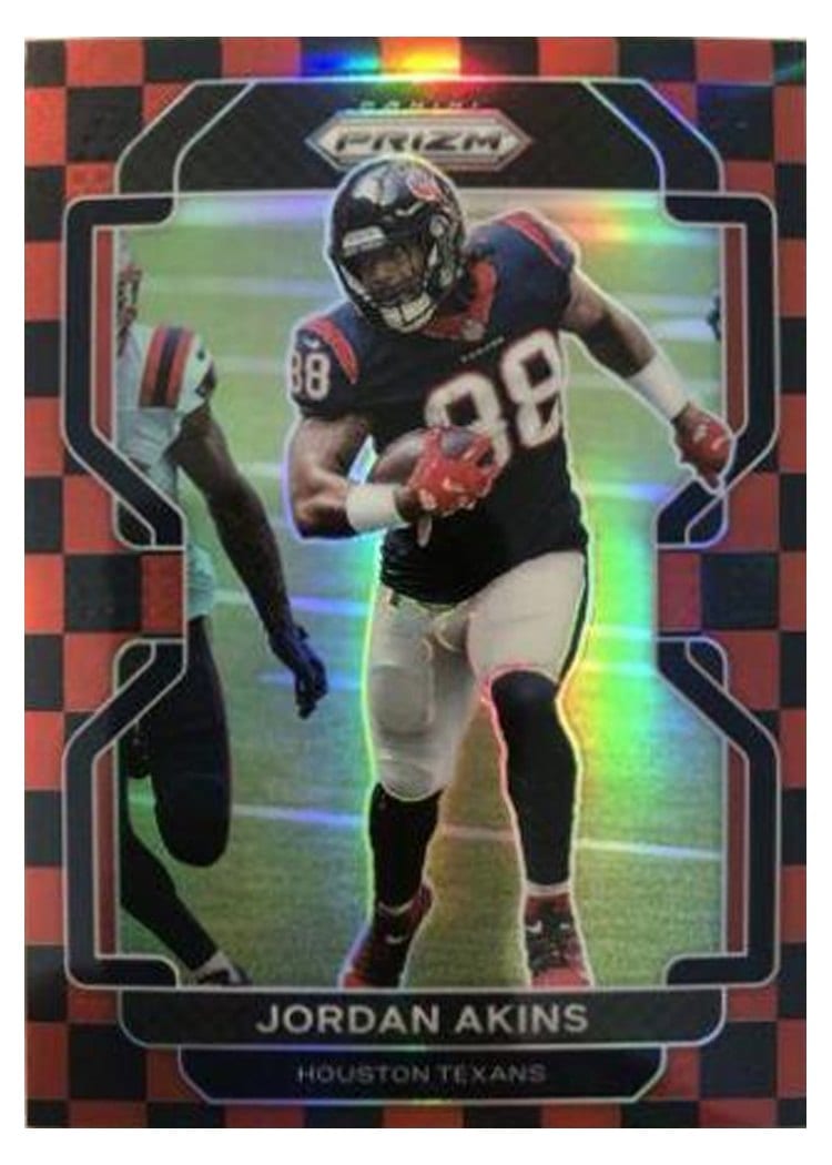 2021 Panini Prizm Base Set Jordan Akins #35 card