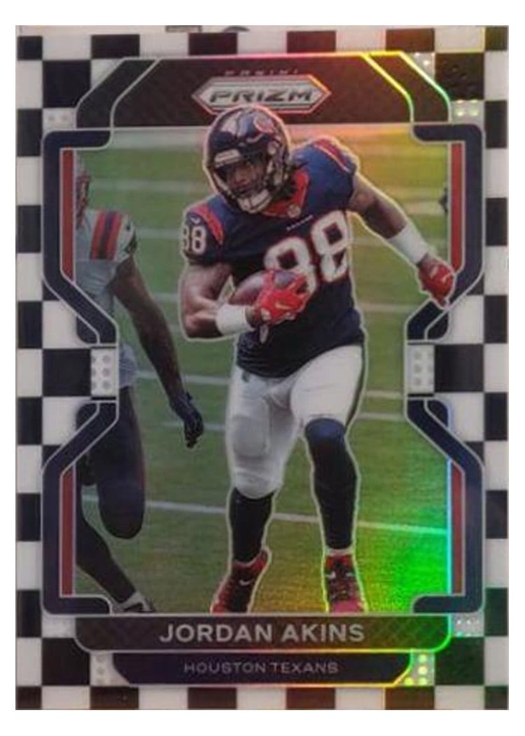 2021 Panini Prizm Base Set Jordan Akins #35 card