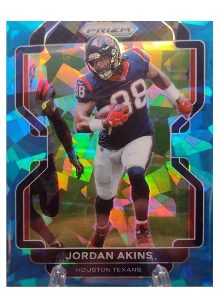 2021 Panini Prizm Base Set Jordan Akins #35 card
