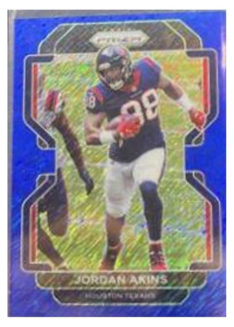 2021 Panini Prizm Base Set Jordan Akins #35 card