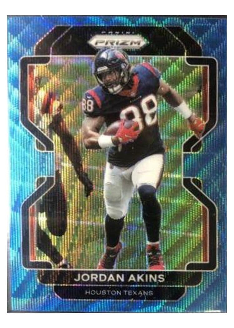 2021 Panini Prizm Base Set Jordan Akins #35 card