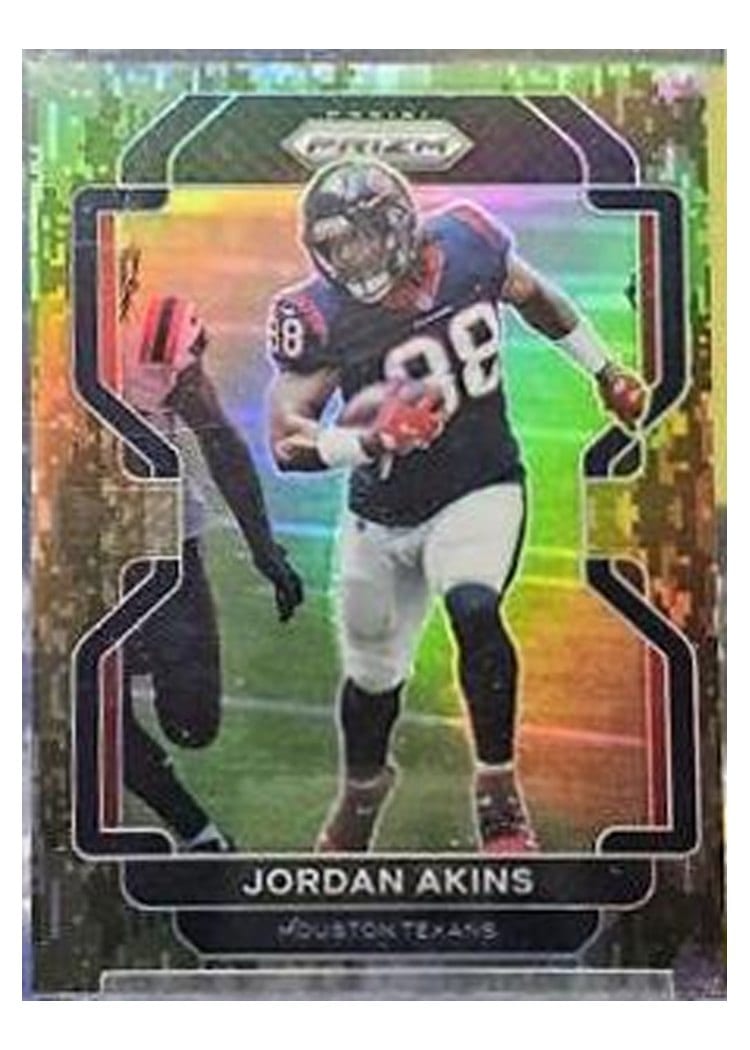 2021 Panini Prizm Base Set Jordan Akins #35 card