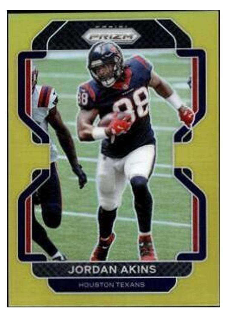 2021 Panini Prizm Base Set Jordan Akins #35 card