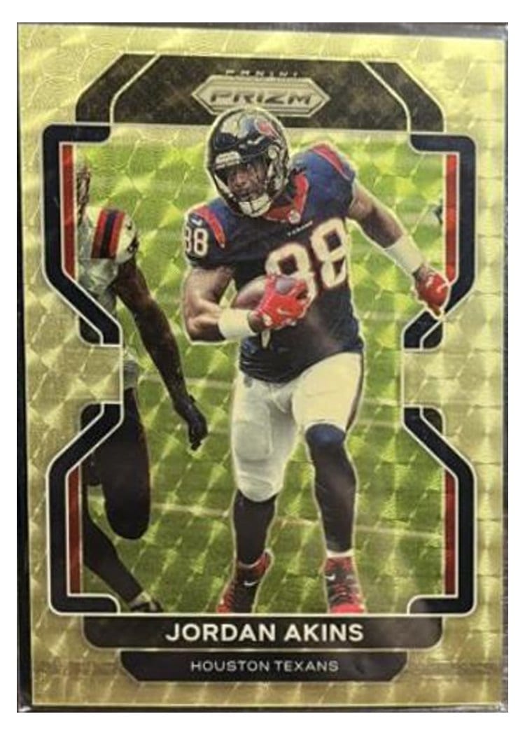 2021 Panini Prizm Base Set Jordan Akins #35 card