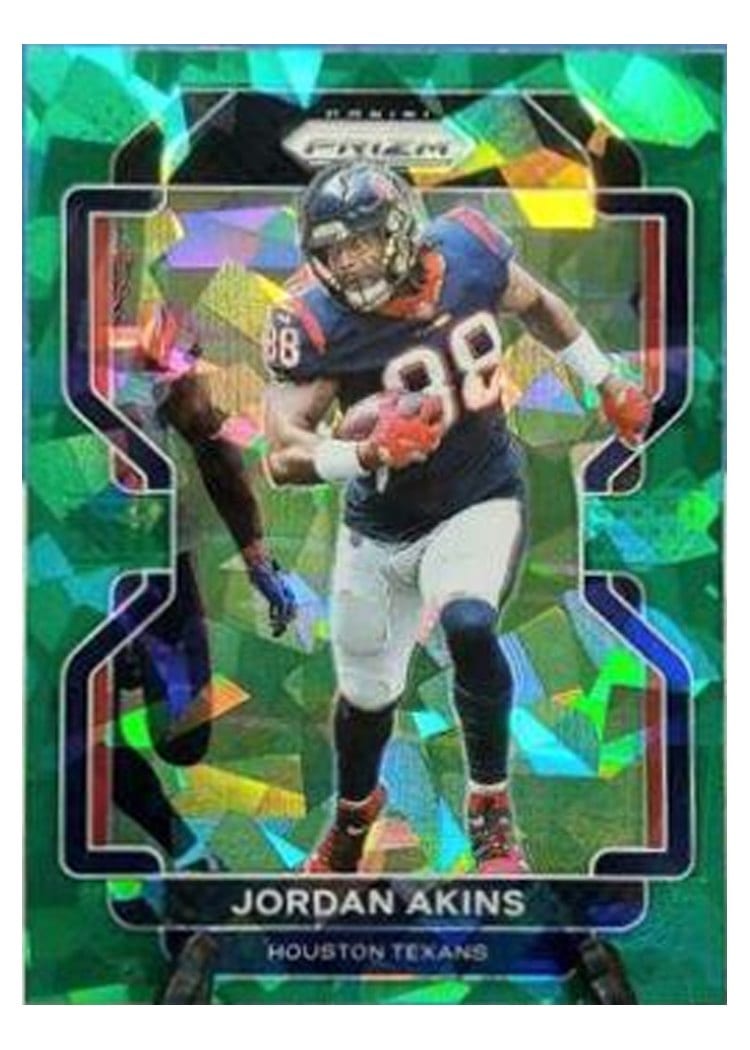 2021 Panini Prizm Base Set Jordan Akins #35 card