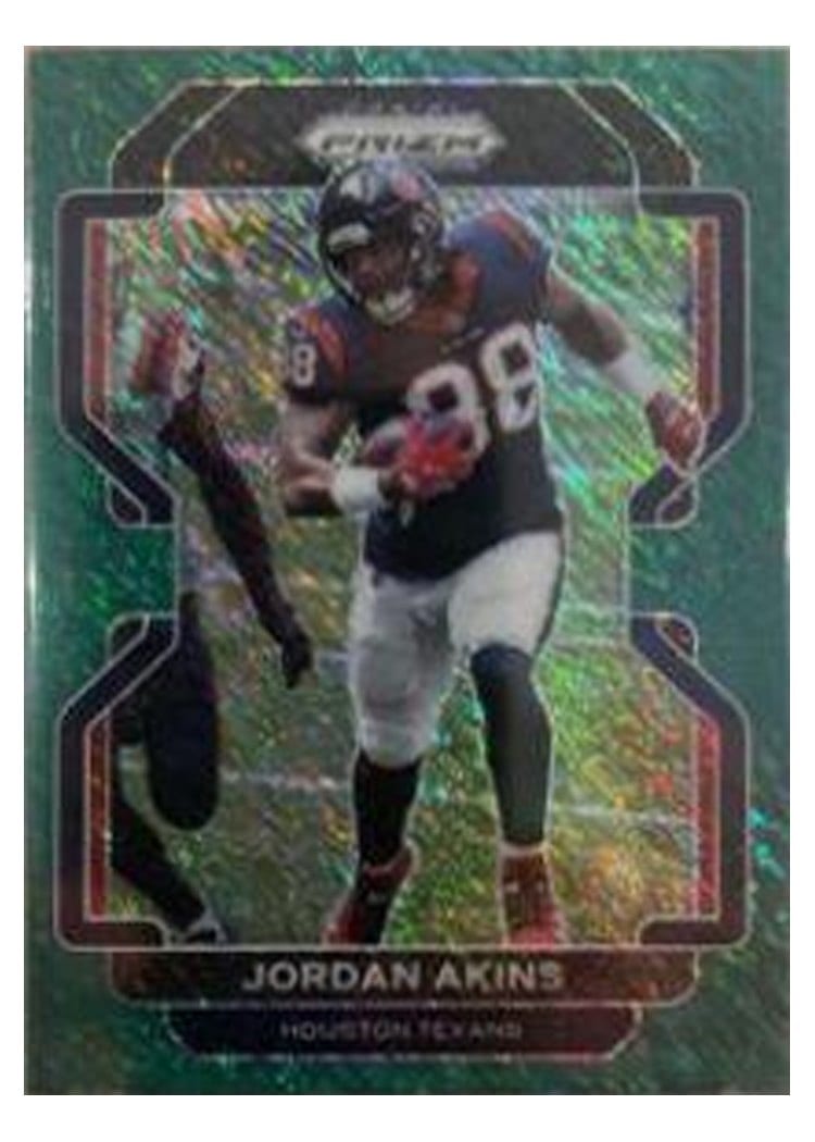 2021 Panini Prizm Base Set Jordan Akins #35 card