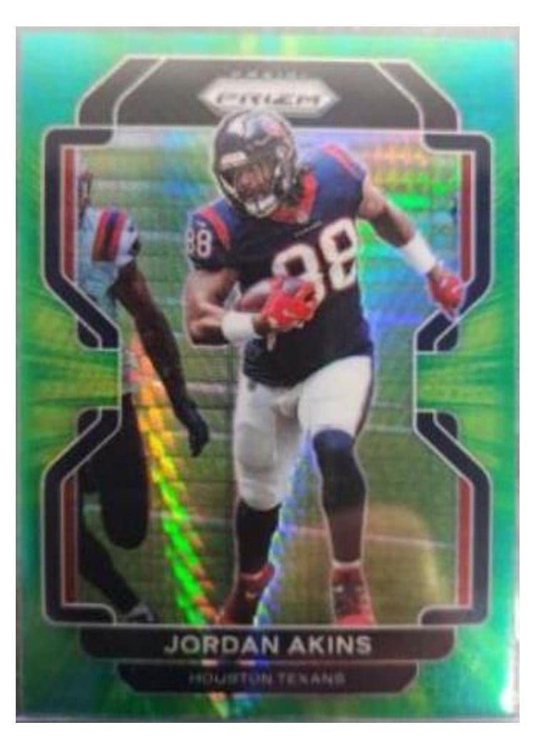 2021 Panini Prizm Base Set Jordan Akins #35 card