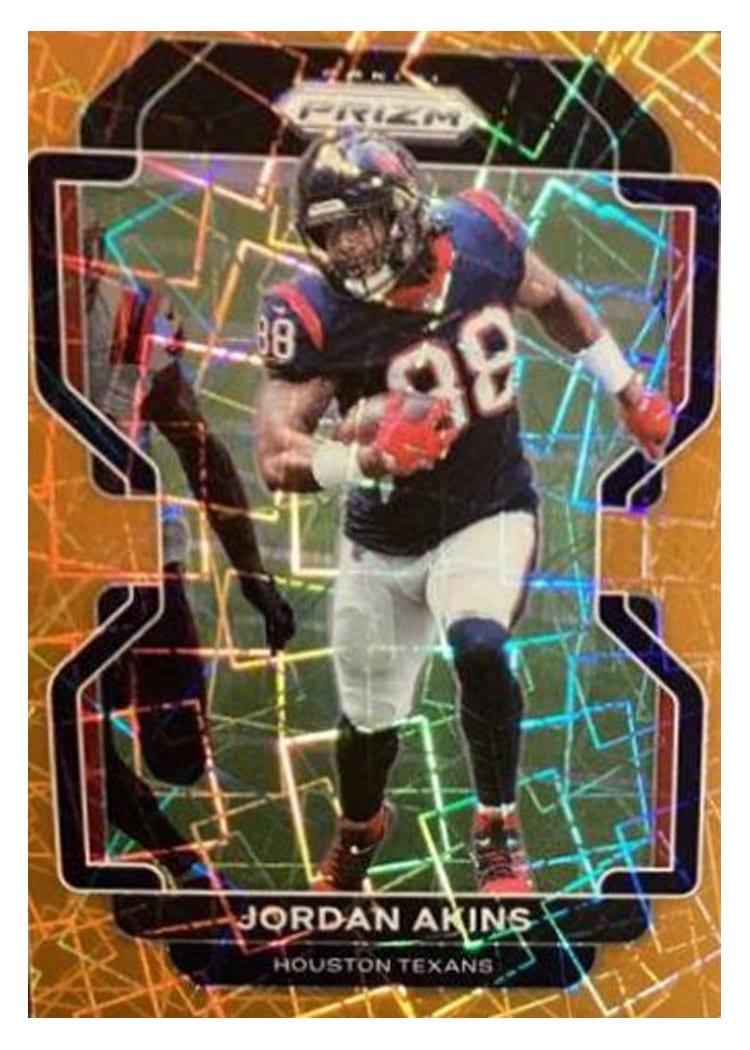 2021 Panini Prizm Base Set Jordan Akins #35 card