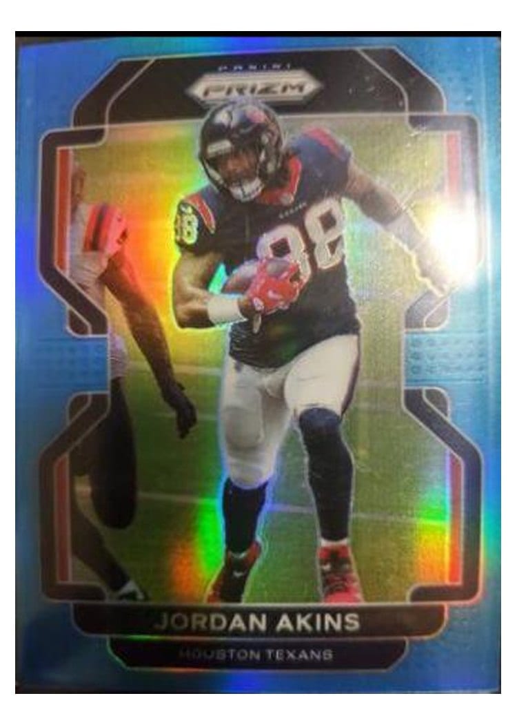 2021 Panini Prizm Base Set Jordan Akins #35 card