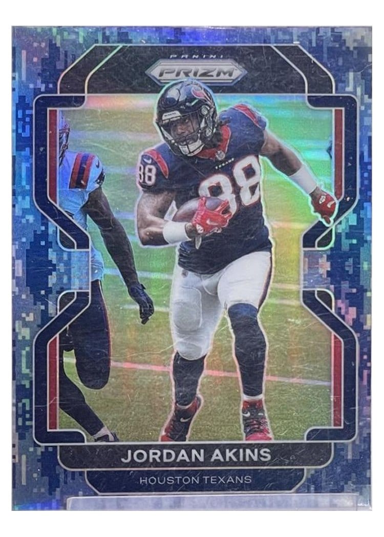 2021 Panini Prizm Base Set Jordan Akins #35 card