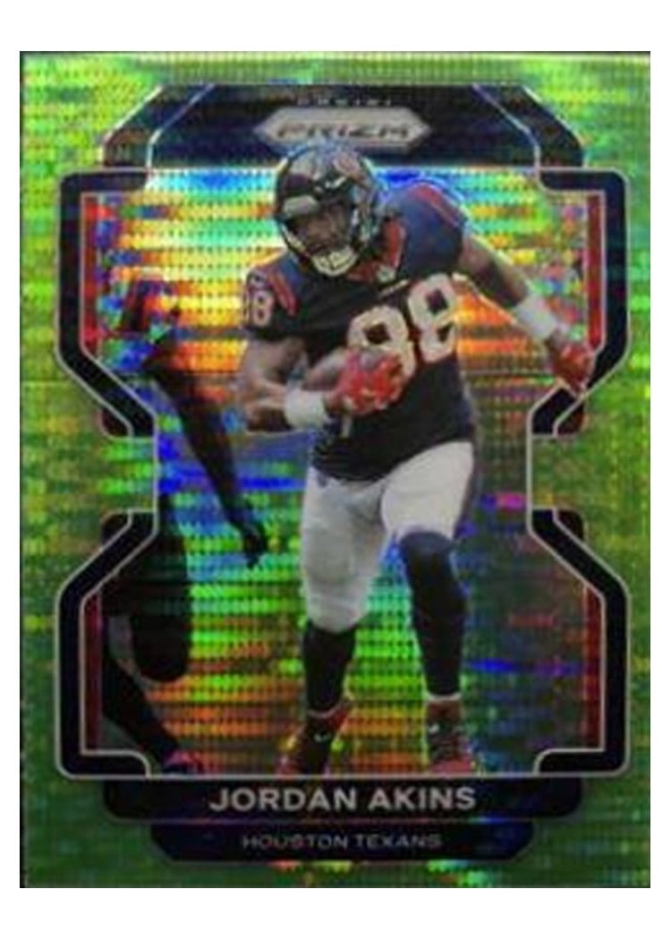 2021 Panini Prizm Base Set Jordan Akins #35 card