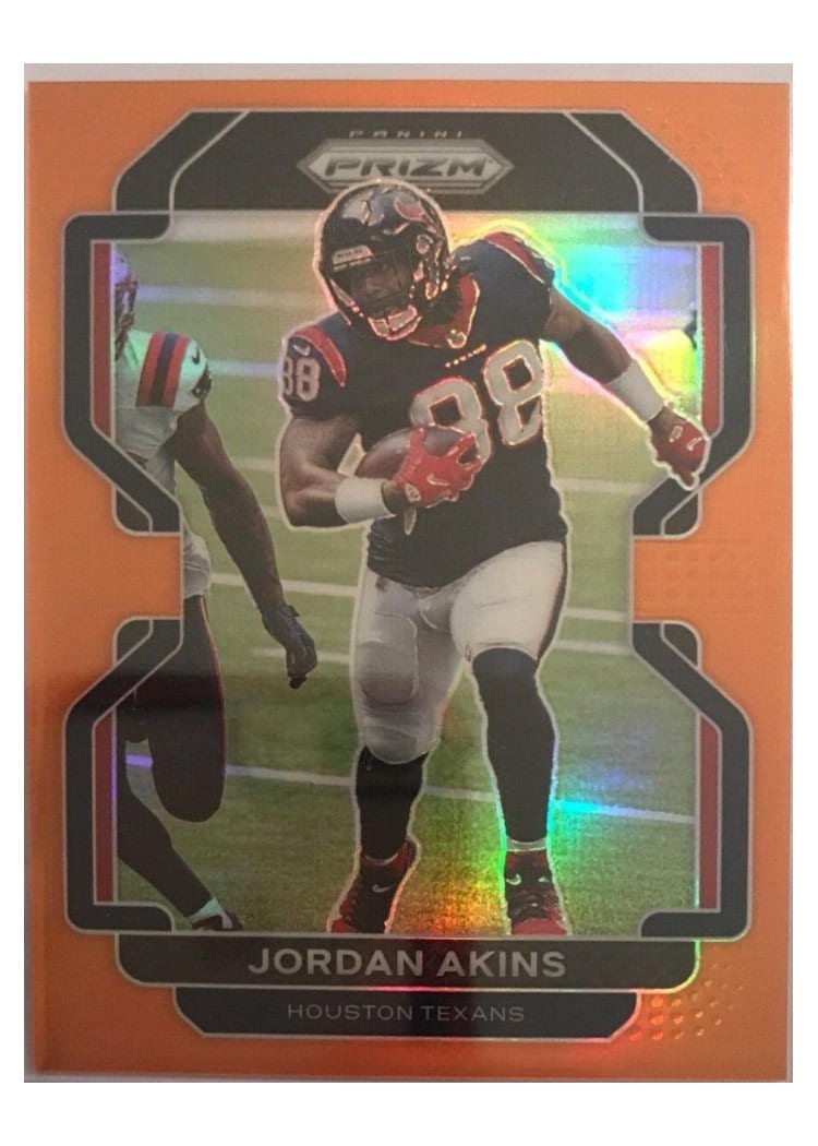 2021 Panini Prizm Base Set Jordan Akins #35 card