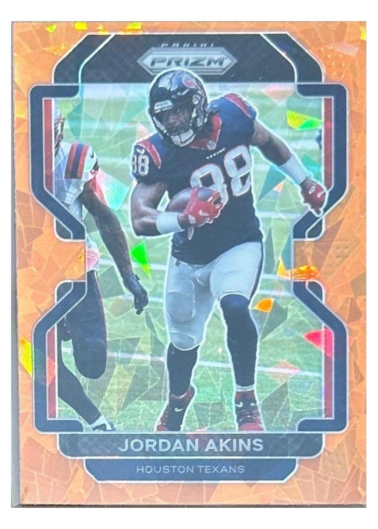 2021 Panini Prizm Base Set Jordan Akins #35 card