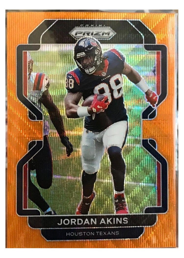 2021 Panini Prizm Base Set Jordan Akins #35 card